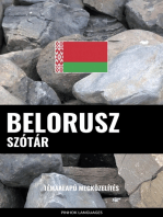 Belorusz szótár: Témaalapú megközelítés