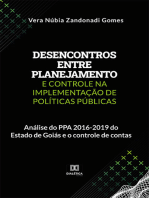 Desencontros entre planejamento e controle na implementação de políticas públicas: análise do PPA 2016-2019 do Estado de Goiás e o controle de contas