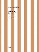 Hermann Bahr / Bildung: Kritische Schriften in Einzelausgaben / Essays