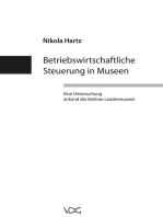 Betriebswirtschaftliche Steuerung in Museen: Eine Untersuchung anhand der Berliner Landesmuseen
