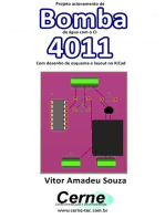 Projeto Acionamento De Bomba De Água Com O Ci 4011 Com Desenho De Esquema E Layout No Kicad