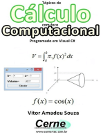 Tópicos De Cálculo Com Foco Computacional Programado Em Visual C#