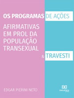 Os programas de ações afirmativas em prol da população transexual e travesti