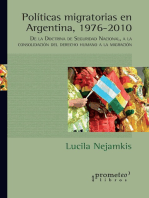 Políticas migratorias en Argentina, 1976-2010: de la Doctrina de Seguridad Nacional, a la consolidación del derecho humano a la migración