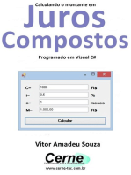 Calculando O Montante Em Juros Compostos Programado Em Visual C#