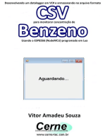 Desenvolvendo Um Datalogger Em Vc# E Armazenando No Arquivo Formato Csv Para Monitorar Concentração De Benzeno Usando O Esp8266 (nodemcu) Programado Em Lua