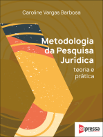 Metodologia da pesquisa jurídica: teoria e prática