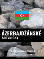Ázerbajdžánské Slovníčky: Přístup Založený Na Tématech