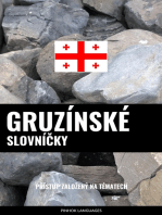 Gruzínské Slovníčky: Přístup Založený Na Tématech