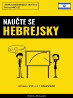 Naučte Se Hebrejsky - Výuka / Rychle / Jednoduše: 2000 Nejdůležitějších Slovíček