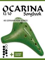 Ocarina 12/10 Songbook - 48 german Folk Songs: Ocarina Songbooks