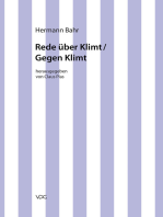 Hermann Bahr / Rede über Klimt / Gegen Klimt