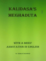 Kalidasa’s Meghadhuta (With a Brief Annotation in English)