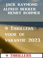 9 Thrillers voor de vakantie 2023