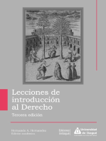 Lecciones de introducción al Derecho Tercera edición