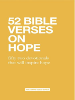 52 Bible Verses On Hope: fifty two devotionals that will inspire hope: 52 Bible Verse Devotionals