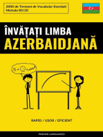 Învățați Limba Azerbaidjană - Rapid / Ușor / Eficient: 2000 de Termeni de Vocabular Esențiali