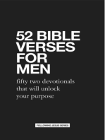 52 Bible Verses for Men: Fifty Two Devotionals that will Unlock Your Purpose