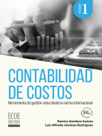 Contabilidad de costos. Tomo I