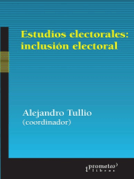 Estudios electorales: inclusión electoral