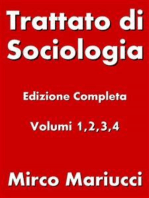 Trattato di Sociologia. Edizione completa. Volumi 1,2,3,4