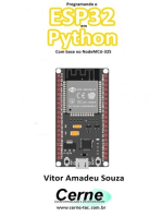 Programando O Esp32 Em Python Com Base No Nodemcu-32s