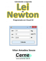 Calculando A Segunda Lei De Newton Programado Em Visual C#