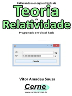 Calculando A Energia Através Da Teoria Da Relatividade Programado Em Visual Basic