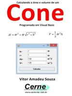 Calculando A Área E Volume De Um Cone Programado Em Visual Basic