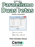 Verificando O Paralelismo Entre Duas Retas Usando O Visual Basic