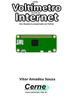 Lendo Voltímetro Através Da Internet Com Raspberry Programada Em Python