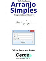 Calculando Um Arranjo Simples Programado Em Visual C#