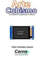 Arte Cubismo Com Display Tft Programado No Arduino