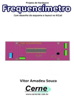 Projeto De Hardware Frequencímetro Com Desenho De Esquema E Layout No Kicad