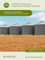 Instalaciones, maquinaria y equipos agrícolas. AGAU0208