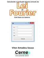 Calculando A Condução Térmica Através Da Lei De Fourier Com Base No Lazarus