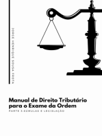 Manual De Direito Tributário Para O Exame Da Ordem