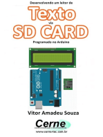 Desenvolvendo Um Leitor De Texto Via Sd Card Programado No Arduino