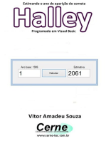 Estimando O Ano De Aparição Do Cometa Halley Programado Em Visual Basic