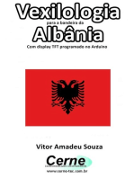 Vexilologia Para A Bandeira Da Albânia Com Display Tft Programado No Arduino