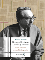 George Steiner: Lectura y catarsis: Doce papeles y una bibliografía