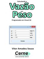 Calculando A Vazão Em Peso Programado Em Visual C#