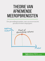 Theorie van afnemende meeropbrengsten