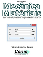 Introdução A Mecânica Dos Materiais Com Foco Computacional Programado Em Visual C#