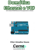 Domótica Com Rede Ethernet E Vc# Com Módulo W5100 Ethernet Poe Programado No Arduino