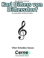 Reproduzindo A Música De Karl Ditters Von Dittersdorf Em Arquivo Wav Com Base No Arduino