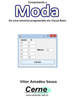 Computando A Moda De Uma Amostra Programado Em Visual Basic