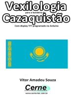 Vexilologia Para A Bandeira Do Cazaquistão Com Display Tft Programado No Arduino