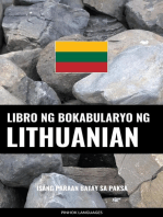 Libro ng Bokabularyo ng Lithuanian: Isang Paraan Batay sa Paksa