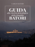 Guida alla ricerca genealogica della Famiglia Batori